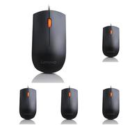 Lenovo 300 USB Mouse Black (Paquete de 5)