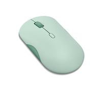 Lenovo 350 - Ratón Silencioso Bluetooth (Óptico Infrarrojo, Ergonómico, Ambidiestro, Botones Programables, Rueda Dinámica, 3 Niveles de dpi, x1 Batería AA, Fácil Cambio a 2 Dispositivos) Musgo Brisa