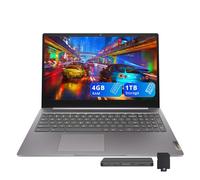 Lenovo 3i 39.6 cm FHD Chromebook, Intel Celeron N4500, 4GB LPDDR4X, 1TB de almacenamiento (64GB eMMC + 1TB Docking Station Set), gráficos Intel UHD, almohadilla numérica, cámara web HD, Wi-Fi 6