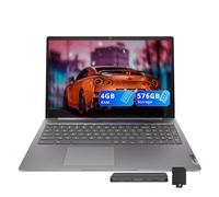 Lenovo 3i 39.6 cm FHD Chromebook, Intel Celeron N4500, 4GB LPDDR4X, 576GB de almacenamiento (64GB eMMC + 512GB Docking Station Set), gráficos Intel UHD, almohadilla numérica, cámara web HD, Wi-Fi 6
