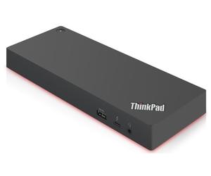 Lenovo 40AN0135EU base para portátil y replicador de puertos Alámbrico Thunderbolt 3 Negro, Rojo
