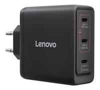 Lenovo Cargador Multi-Puerto USB-C 100W GAN, Cargador con 3 Puertos USB-C y Salida de hasta 100W o 65W+20W+10W, para portátiles y Dispositivos móviles