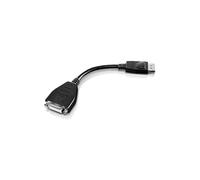 Lenovo - 45J7915 adaptador de cable de vídeo 0,2 m DVI-D DisplayPort Negro