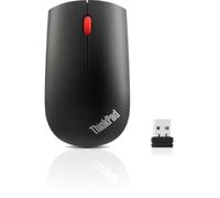 Lenovo 4X30M56887 - Ratón (Ambidextro, Óptico, RF inalámbrica + USB, 1200 dpi, Gris, Rojo)