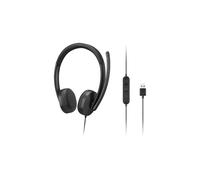 Lenovo 4XD1P83425 auricular y casco Auriculares Alámbrico Diadema Llamadas/Música USB tipo A Negro