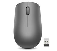 Lenovo 530 Ratón Inalámbrico - Sensor óptico 1200 dpi, Diseño Ambidiestro, 2.4 GHz, 3 Botones, Batería hasta 12 Meses - Color Grafito