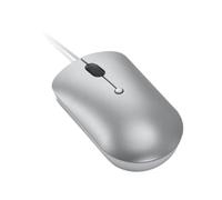 Lenovo 540 USB-C - Ratón de computadora con conexión por Cable para PC, portátil, computadora con Windows o Chrome OS - Diseño ambidiestro - 4 Botones - Tamaño Compacto - Gris Nube