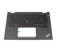 Lenovo 5M11C18752 Teclado Incl. topcase Original (alemán) Negro/canaso con retroiluminacion y Mouse Stick (no WWAN) para TP Yoga X13 Gen 2 (20W8/20W9)