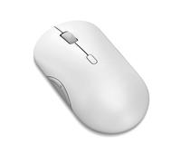 Lenovo 700 - Ratón Silencioso Inalámbrico Multidispositivo (Óptico Infrarrojo, Receptor USB, Bluetooth 5.3 Dual, Ergonómico, Ambidiestro, x1 Batería AA, Fácil Cambio Entre 3 Dispositivos) - Seashell