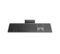 Lenovo 700 Teclado Inalámbrico Multidispositivo Modern (Bluetooth, 2.4 GHz, Conexión hasta 3 Dispositivos, Silencioso, Resistente a Salpicaduras, Soporte para Móvil, USB-A) QWERTY Español - Gris