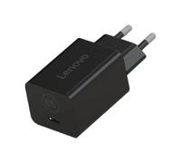 Lenovo Adaptador GAN Nano de 65 W (Carga Rápida PC y Dispositivos Móviles, USB-C, Voltajes de Salida Ajustables, Compacto) Cable 1,8 m - Color Negro