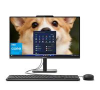 Lenovo AIO - Computadora de escritorio todo en uno FHD de 24 pulgadas para oficina en casa, procesador Intel de 4 núcleos, RAM DDR4 de 32 GB, SSD PCIe de 1 TB, WiFi 6, Bluetooth 5.2, HDMI, negro