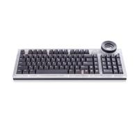 Lenovo AngryMiao Edition - Teclado mecánico USB-C con cable, interruptores lineales silenciosos intercambiables en caliente, montaje de junta de 8 capas, cuerpo de aluminio, control de anillo de