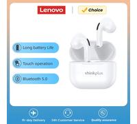 Lenovo Auricular Inalámbrico TWS, Audífonos Originales, Bluetooth, Control Táctil, Cascos Deportivos, Estéreo, Accesorio para Teléfono Android, LP40 LP40 white