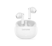 Lenovo Auriculares E310 True Wireless Stereo (Inalámbricos, Sensor Táctil, Puerto Type-C, 10 M Distancia de Transmisión, Cancelación de Ruido Ambiental, Bluetooth 5.3) - Color Blanco