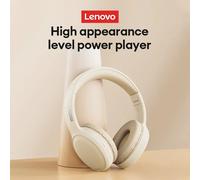 Lenovo-auriculares inalámbricos TH30, cascos con Bluetooth 5,3, plegables, deportivos, con micrófono, para música, 250mAh TH30 Pink
