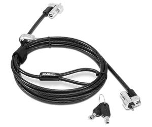 Lenovo Bloqueo de cable de dos cabezales NanoSaver de Lenovo - 4XE1B81916