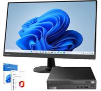 Lenovo Bundle Business 2024 Tiny X0Q Mini PC | Intel Core i5-13420H 8 Core hasta 4.60GHz | 32GB RAM | SSD 1 Tera Nvme | WI-FI Monitor 27" FHD Windows 11 Pro Office 2021 Garantía 36 meses
