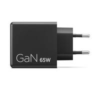 Lenovo Cargador doble USB-C de 65 W GaN negro