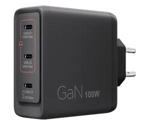 Lenovo Cargador Lenovo GaN USB-C de 100 W y varios puertos - G0A6100BEU