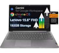 Lenovo Chromebook 15 (pantalla táctil FHD de 15.6 pulgadas, 4 GB de RAM, 256 GB de almacenamiento (eMMC de 128 GB + tarjeta SD de 128 GB), almacenamiento en la nube de 2 TB, Intel Pentium N6000