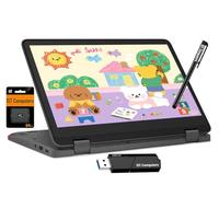 Lenovo Chromebook 300e Yoga 29.5 cm Pantalla táctil 2 en 1 (8 núcleos Kompanio 520, 4 GB de RAM, 96 GB de almacenamiento), robusto y resistente al agua, laptop convertible para estudiantes y