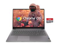 Lenovo Chromebook FHD de 15.6 pulgadas, IdeaPad 3i, Intel Celeron N4500, 4 GB de RAM, 192 GB de almacenamiento (eMMC de 64 GB + memoria flash de 128 GB de 5ave), cámara web, HDMI, Bluetooth, Chrome OS