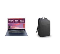 Lenovo Chromebook Gen 11-14" - MediaTek Kompanio 540, 8 GB RAM, 128 GB UFS 2.2, ChromeOS - Azul + Mochila B210 para Ordenadores portátiles de 15.6"- Negra
