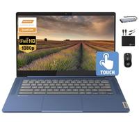 Lenovo Chromebook - Laptop delgada con pantalla táctil de 14 pulgadas, 8 núcleos MediaTek Kompanio 520, 4 GB de RAM, 128 GB de almacenamiento (eMMC de 64 GB + tarjeta de 64 GB), WiFi 6, batería larga