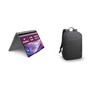 Lenovo Chromebook Plus 2-in-1 Gen10 - Táctil 14" - Intel Core 3 N355, 8GB RAM, 256GB UFS, ChromeOS - Gris + Mochila B210 para Ordenadores portátiles de 15.6"- Negra