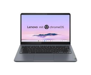 Lenovo Chromebook Plus IdeaPad 3i | Pantalla Full HD de 14" | Intel Core i3-N305 | 8GB de RAM | SSD de 128 GB | Tarjeta gráfica Intel | ChromeOS | QWERTZ | Gris
