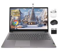 Lenovo Chromebook Premium 39.6 cm FHD Slim Light Laptop Computer Business & Student, Intel Celeron N4500, 4 GB de RAM, 192 GB de almacenamiento (64 GB eMMC + tarjeta de 128 GB), WiFi 6, batería larga