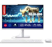 Lenovo Computadora de escritorio todo en uno A100 24 pulgadas FHD | CPU Intel Core de 8 núcleos | 16 GB de RAM, 1 TB de almacenamiento (SSD de 512 GB y 512 GB externo) | WiFi 6, Bluetooth 5.2, HDMI