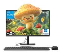 Lenovo Computadora de escritorio todo en uno de 24 pulgadas para oficina en casa, procesador Intel de 4 núcleos (Beat i3-1110G4), pantalla FHD, RAM DDR4 de 32 GB, SSD PCIe de 1 TB, WiFi 6, Bluetooth