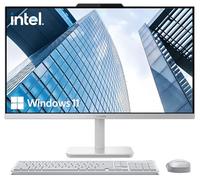 Lenovo Computadora de escritorio todo en uno FHD de 24 pulgadas, procesador Intel de 4 núcleos (Beats i3-1110G4), 32 GB de RAM, SSD PCIe de 4 TB, HDMI, WiFi 6, RJ45, Bluetooth, Business AIO, Vent-Hear