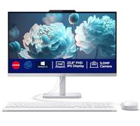 Lenovo Computadora de escritorio todo en uno IPS FHD de 24 pulgadas para oficina en casa, CPU Intel N100 de cuatro núcleos, RAM DDR4 de 16 GB, SSD PCIe de 1 TB, WiFi 6, RJ45, Bluetooth 5.2, gráficos