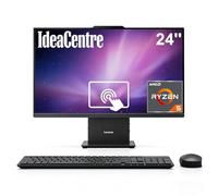 Lenovo Computadora de escritorio todo en uno ThinkCentre de 24 pulgadas • Procesador AMD Ryzen 5 de 6 núcleos • DDR5 de 32 GB • SSD de 1 TB • Wi-Fi 6 • Entrada y salida HDMI • KB y mouse con cable