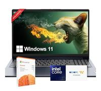 Lenovo Computadora portátil de 15.6 pulgadas para negocios y estudiantes, Intel Core, Microsoft 365, 36 GB de RAM, SSD de 1 TB + eMMC de 128 GB, almacenamiento en la nube de 1 TB, batería de 11 HR