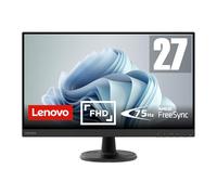 Lenovo D27-45 - Monitor 27" FullHD (VA, 3 Lados Ultrafinos, 1x HDMI 1.4, 1x VGA, 16:9, Tasa de Refresco 75Hz, Tiempo Respuesta 4ms, Montaje VESA 100 mm, AMD FreeSync, Soporte Inclinable) - Negro