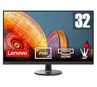 Lenovo D32-40 - Monitor 31.5" FHD (VA, Tasa de Refresco 60 Hz, Tiempo de Respuesta 4ms, HDMI 1.4 + DP 1.2, Cable HDMI, Montaje VESA de 100 mm) Ajuste de inclinación - Negro