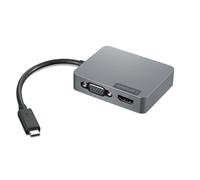 Lenovo 4X91A30366 base para portátil y replicador de puertos Alámbrico USB 2.0 Type-C Gris