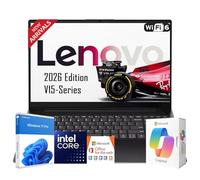 Lenovo Edición 2025-2026 de 15.6 pulgadas con pantalla táctil para negocios y estudiantes, Intel Core i5-1335U (supera a i7-1255U), 16 GB de RAM, 512 GB SSD, Wi-Fi 6, diseño ultra delgado, batería de