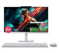 Lenovo Escritorio todo en uno con CPU Intel ultra rápida de 4 núcleos, pantalla Full HD de 24 pulgadas, 16 GB de RAM, SSD PCIe de 1 TB, Wi-Fi 6, Bluetooth, USB, puerto Ethernet, Windows 11, salida