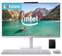 Lenovo Escritorio todo en uno de 24 pulgadas, 16 GB de RAM, almacenamiento de 1 TB (SSD de 512 GB a bordo con unidad externa de 512 GB), CPU Intel ultrarrápida de 4 núcleos, pantalla Full HD, Wi-Fi 6