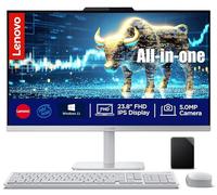Lenovo Escritorio todo en uno de 61 cm, 32 GB de RAM, almacenamiento de 1,5 TB (SSD de 1 TB a bordo y externo de 512 GB), CPU Intel ultrarrápida de 4 núcleos, pantalla Full HD, Wi-Fi 6, Windows 11, KB