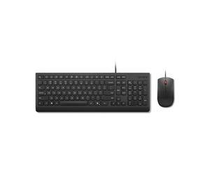 Lenovo Essential Wired Combo (ES 172) teclado Ratón incluido Universal USB Español Negro