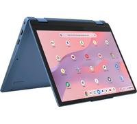 Lenovo Flex 3 3i - Chromebook 2 en 1 con pantalla táctil WUXGA de 12.2 pulgadas, Intel N100 con memoria DDR5 de 4 GB, eMMC de 64 GB, Chrome OS, azul abismo, 82XH0001US