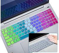 Lenovo - Funda para Teclado IdeaPad 5 15IIL05, 3i 15, 3 15ADA6/17ADA6, ThinkBook 15 G2 G3 15P, Flex 5 15IIL05 2 en 1 de 15.6 Pulgadas, arcoíris y Transparente