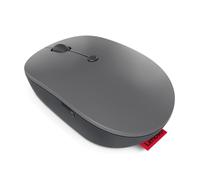 Lenovo Go Ratón Inalámbrico USB-C (Sensor Óptico Azul, 3 Botones, Rueda de Desplazamiento, Emparejamiento Universal) - Color Gris Tormenta