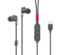 Lenovo Go USB-C Auriculares in-Ear con cancelación Activa de Ruido, Gris tormenta, Certificado por Ordenador, Ligeros y portátiles, micrófono Separado, Audio Digital USB-C
